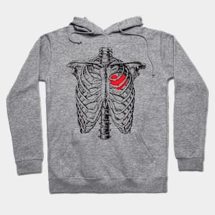 Skeleton Heart Hoodie